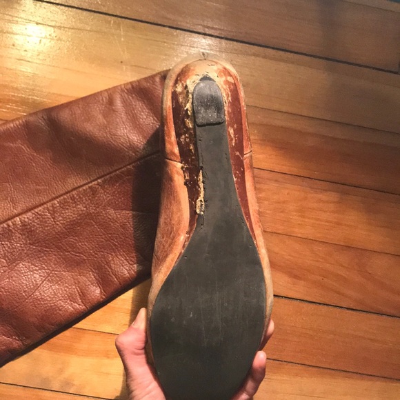 Steve Madden Cognac Intyce boots - Picture 6 of 7